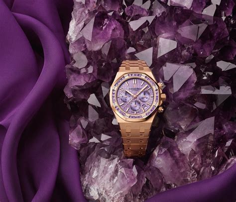 audemars piguet royal oak chronograph amethyst ref. 26319or|Audemars Piguet chronograph.